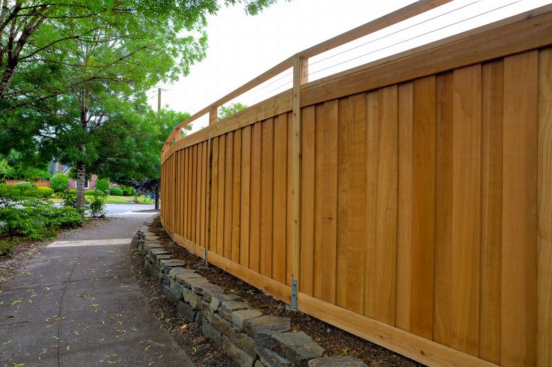 New Wood Fence