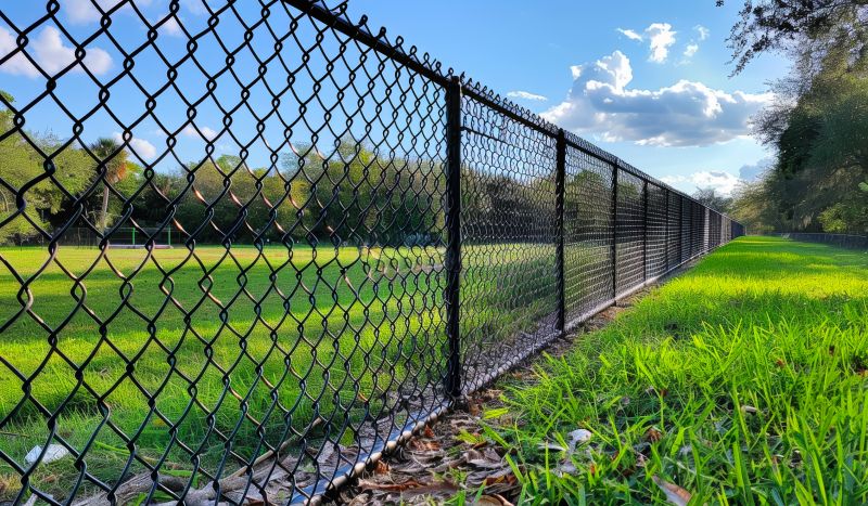 New Chain Link Fence